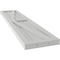 Ekena Millwork Americraft 3-Board Wood 2 Equal Panel Frmd Board-n-Batten Shutters w/Dbl Z-Bar, ARW102BF311X77STH, PR ARW102BF311X77STH - alternate 4